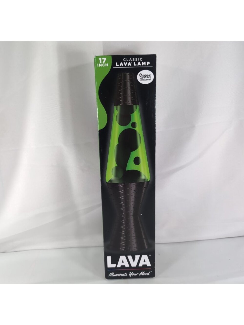 LAVA LAMP DIAMOND DEBOSSING 17” NEW Schylling 4035 Spencer's Green Black RARE LE
